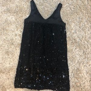 🌟SALE🌟 NWOT Express sequins black mini dress